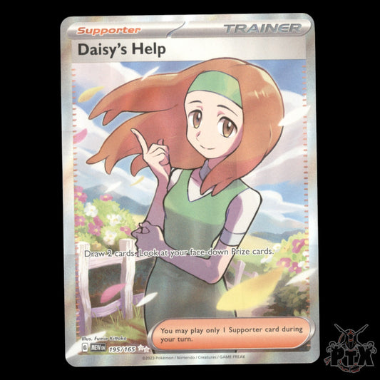 Daisy's Help #195/165 Scarlet & Violet 151 NM/Near Mint Pokemon 2023