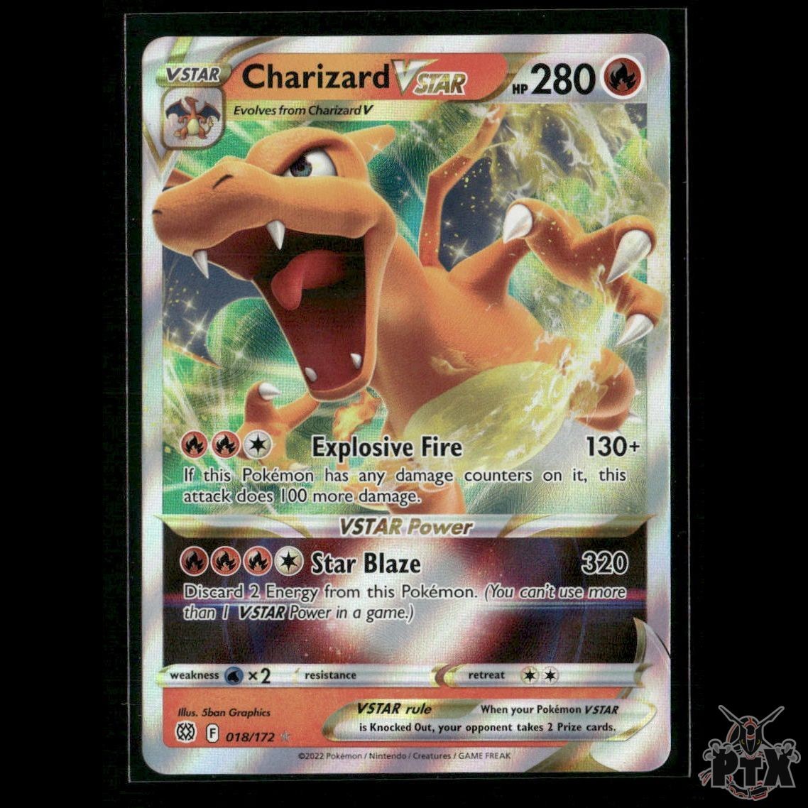 Charizard VSTAR 018/172 SWSH09: Brilliant Stars NM Pokemon