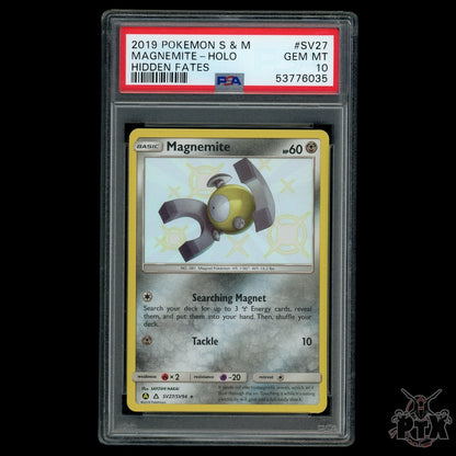 Magnemite #SV27/SV94 PSA 10 Hidden Fates Pokemon 2019