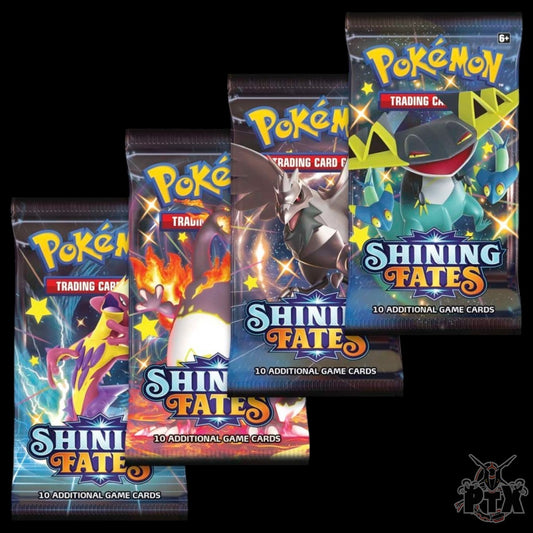Shining Fates Booster Pack Art Set X4 Pack Pokemon 2021