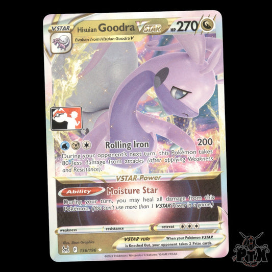 Hisuian Goodra Vstar Play! #136/196 Prize Pack Series Three NM Pokemon 2022