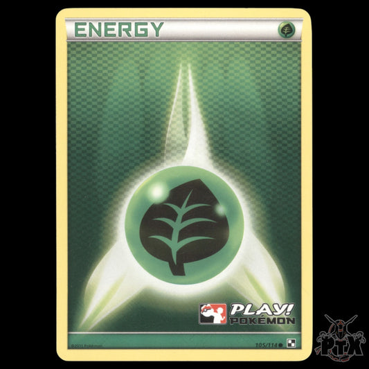 Grass Energy PLAY! Holo #105/114 Promo NM/Near Mint Pokemon 2011