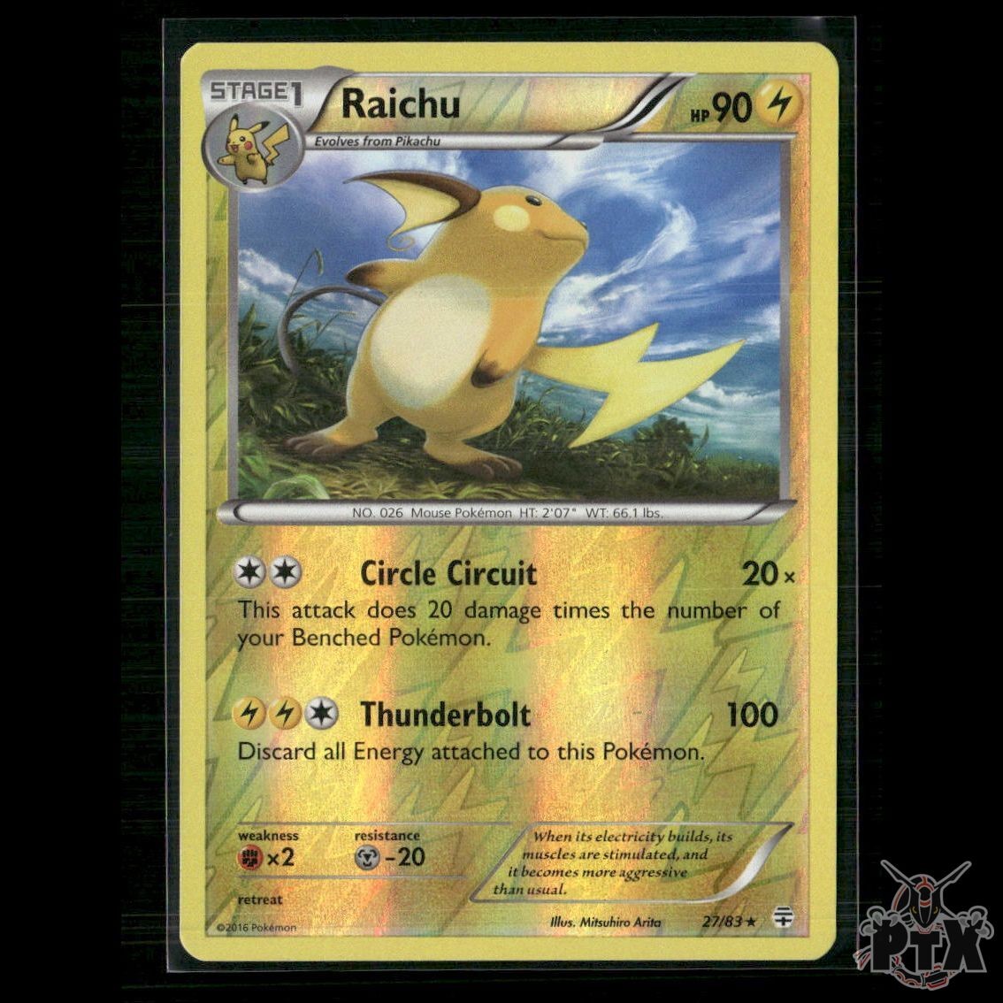 Raichu 27/83 Generations NM Pokemon