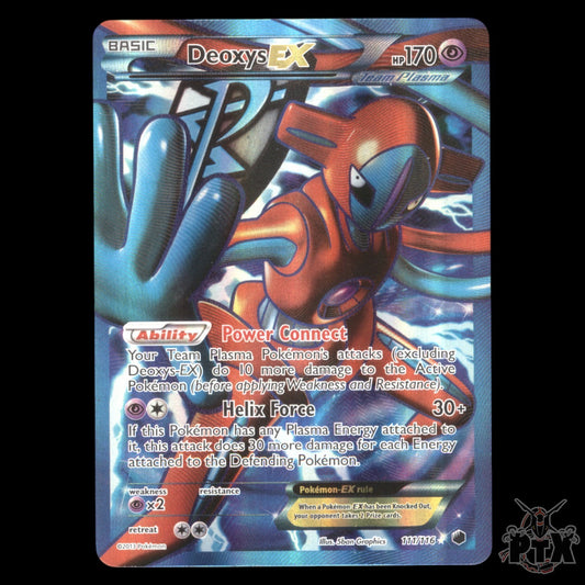 Deoxys EX #111/116 Plasma Freeze MP/Moderatly Played Pokemon 2013