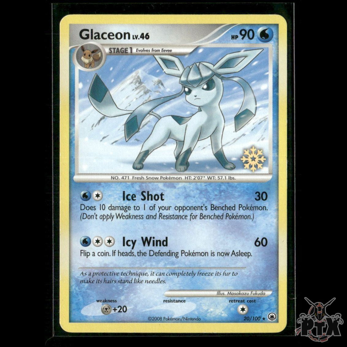 Glaceon 20/100 Countdown Calendar Promos LP/MP Pokemon
