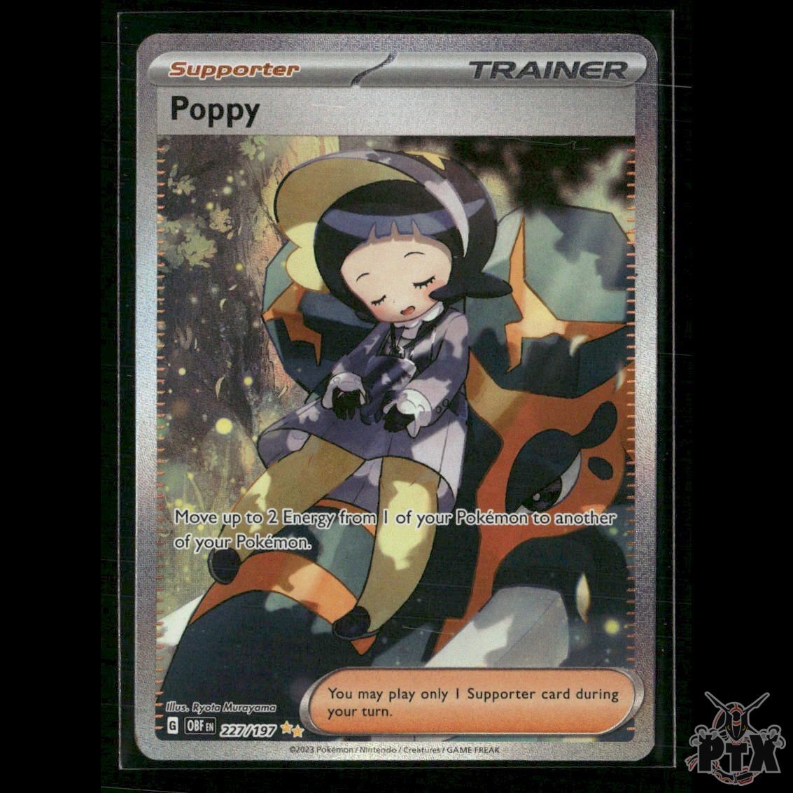 Poppy 227/197 SV03: Obsidian Flames NM Pokemon