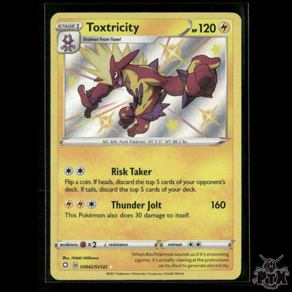 Toxtricity SV042/SV122 Shining Fates: Shiny Vault NM Pokemon