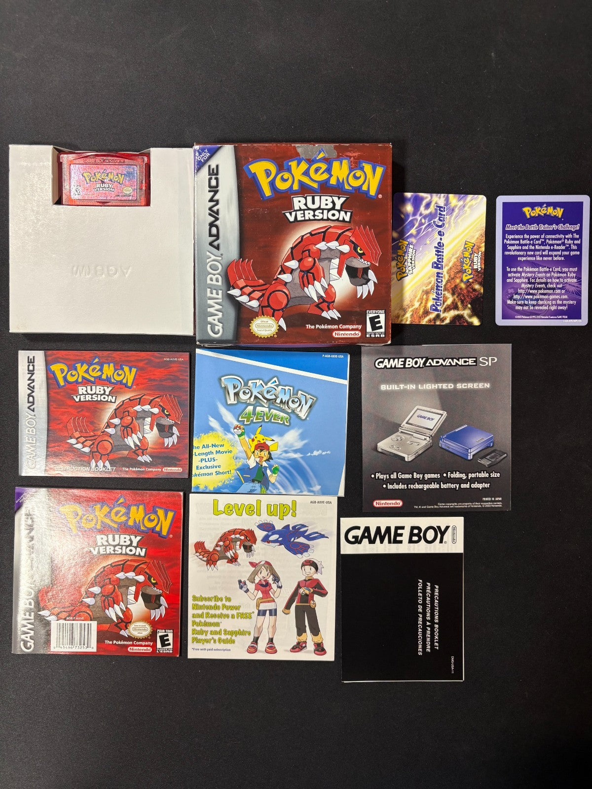 Pokemon Ruby Version Nintendo Gameboy Advance GBA CIB