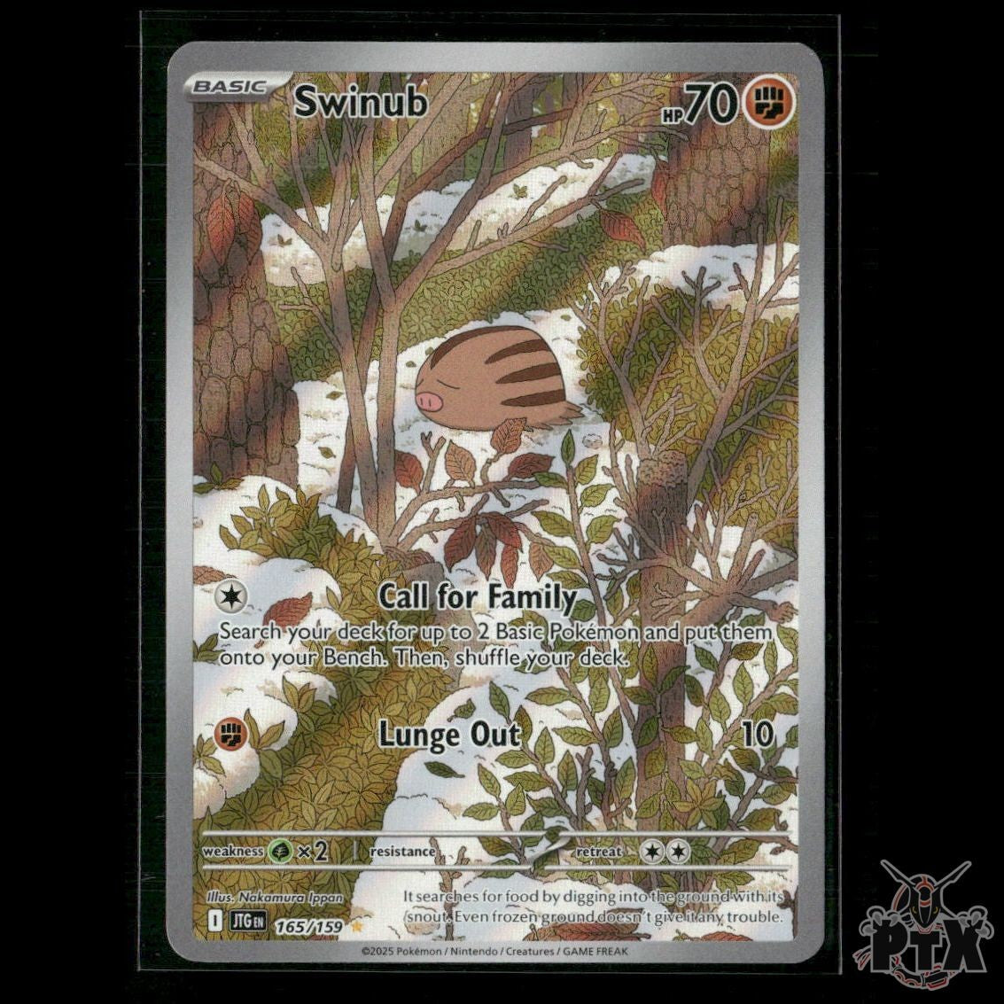 Swinub 165/159 SV09: Journey Together NM Pokemon