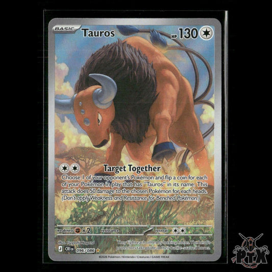 Tauros 096/086 ME04: Chaos Rising NM Pokemon
