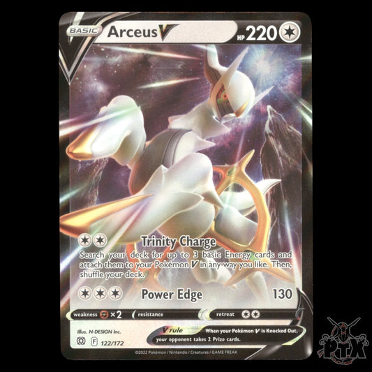 Arceus V #122/172 Brilliant Stars NM/Near Mint Pokemon 2022