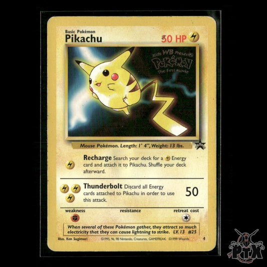 Pikachu (Movie Promo) 4/53 WoTC Promo HP Pokemon