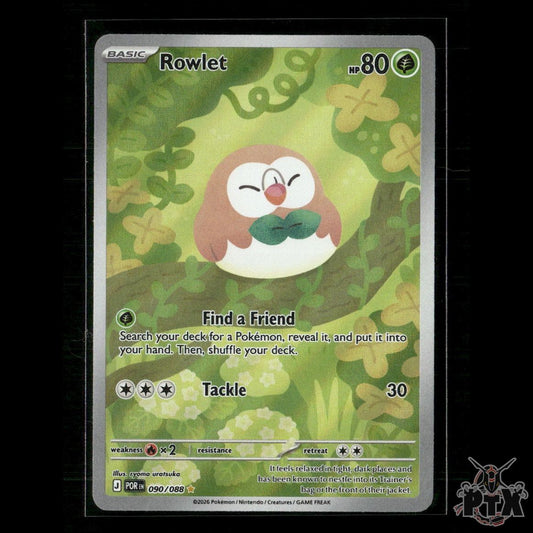 Rowlet 090/088 ME03: Perfect Order NM Pokemon