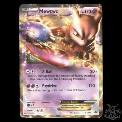 Mewtwo ex #54/99 Legendary Treasures NM/Near Mint Pokemon 2012