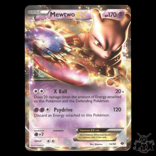 Mewtwo ex #54/99 Legendary Treasures NM/Near Mint Pokemon 2012