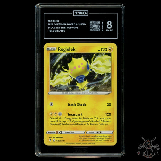 Regieleki Holo 060/203 TAG 8 Evolving Skies Pokemon 2021