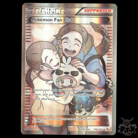 Pokemon Fan Club #106/106 Flashfire LP/Lightly Played  Pokemon 2014