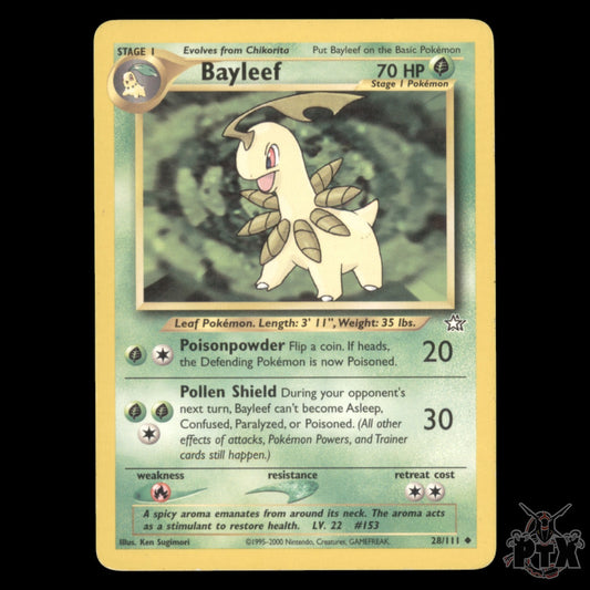 Bayleef #28/111 Neo Genesis NM/Near Mint pokemon 2000