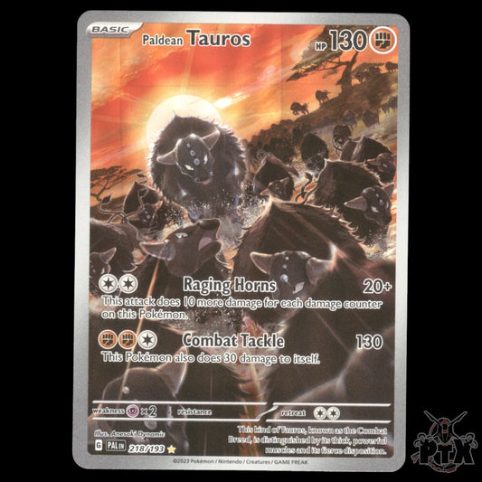 Tauros #218/193 Paldea Evolved NM/Near Mint Pokemon 2023