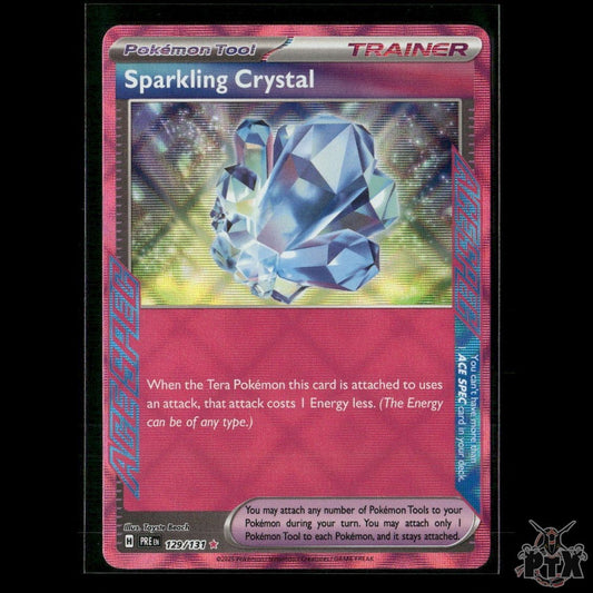 Sparkling Crystal 129/131 SV: Prismatic Evolutions NM Pokemon 2025