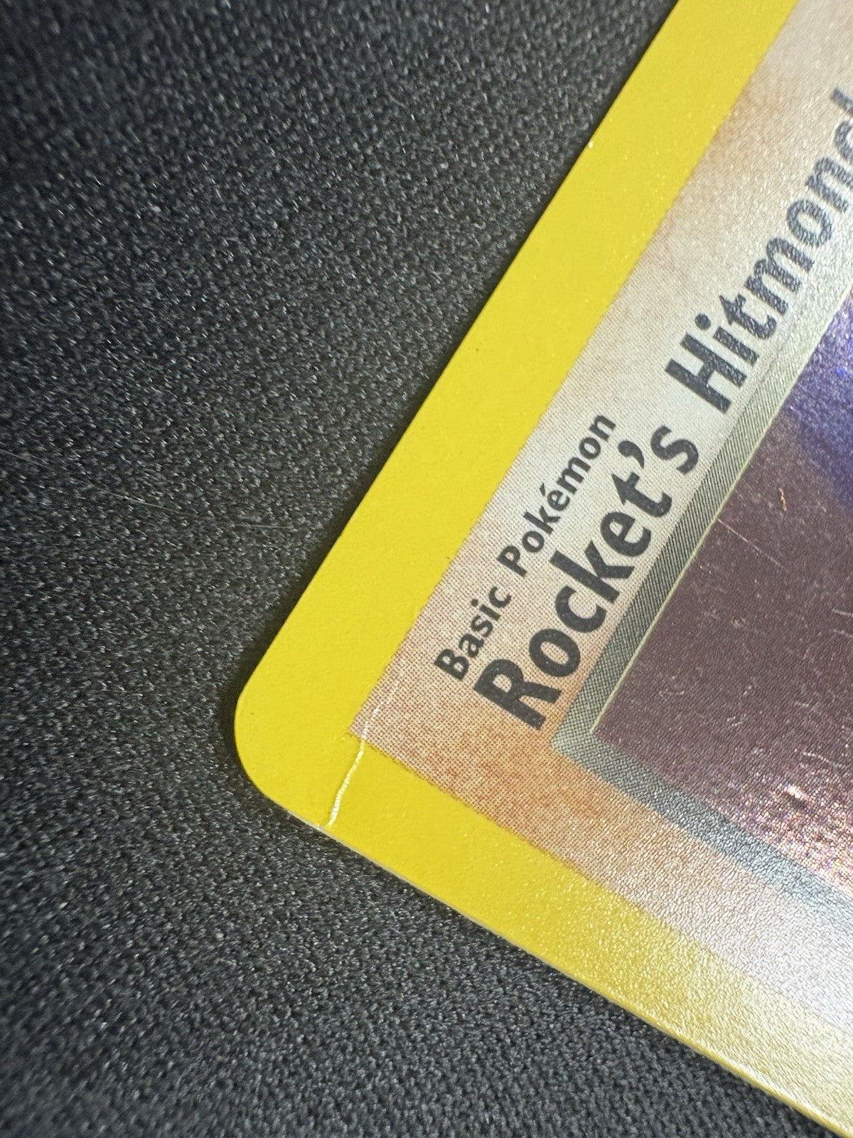 Rocket's Hitmonchan Holo #11/132 Gym Heroes NM/Near Mint (Micro Crease) Pokemon