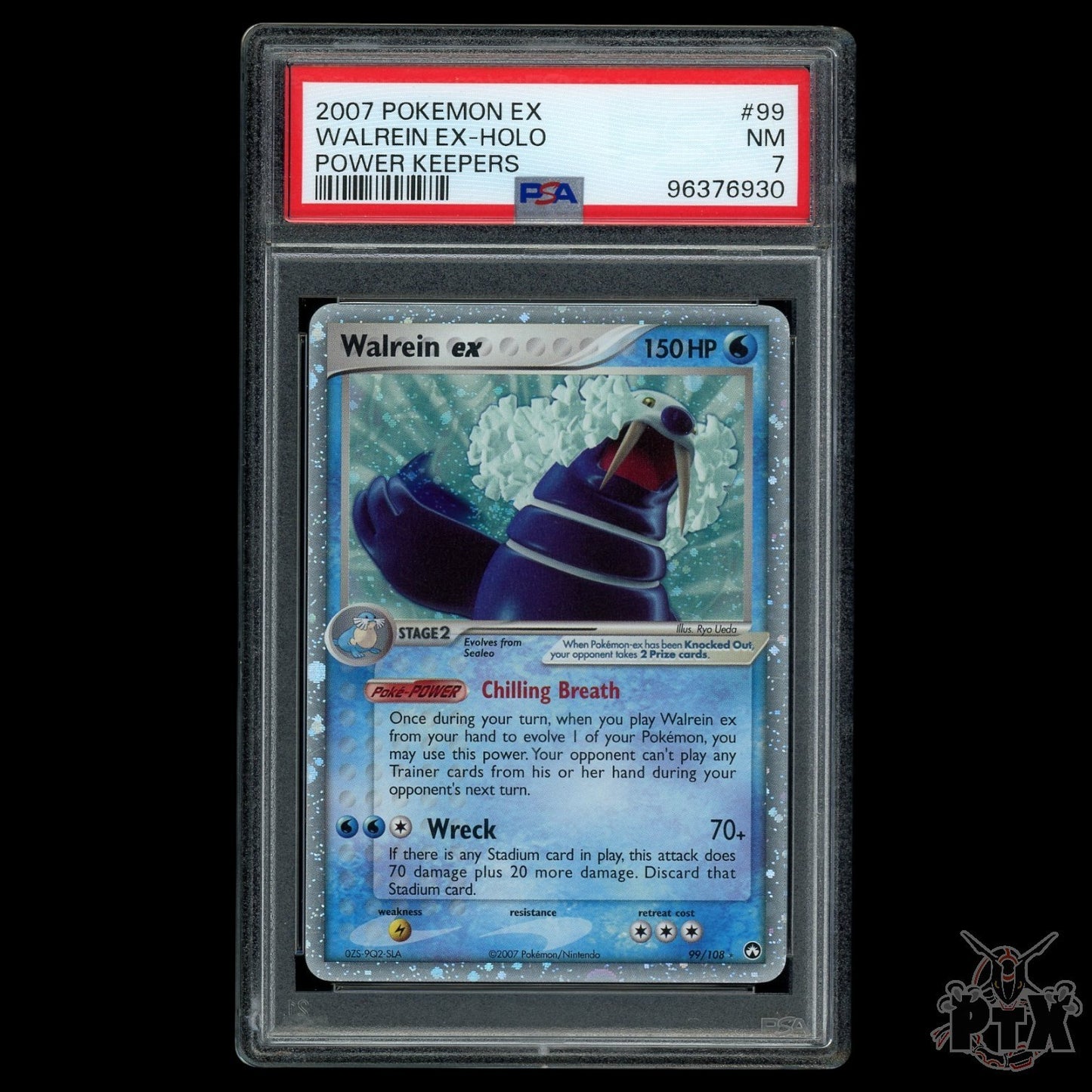Walrein ex #99/108 PSA 7 Power Keepers Pokemon 2007