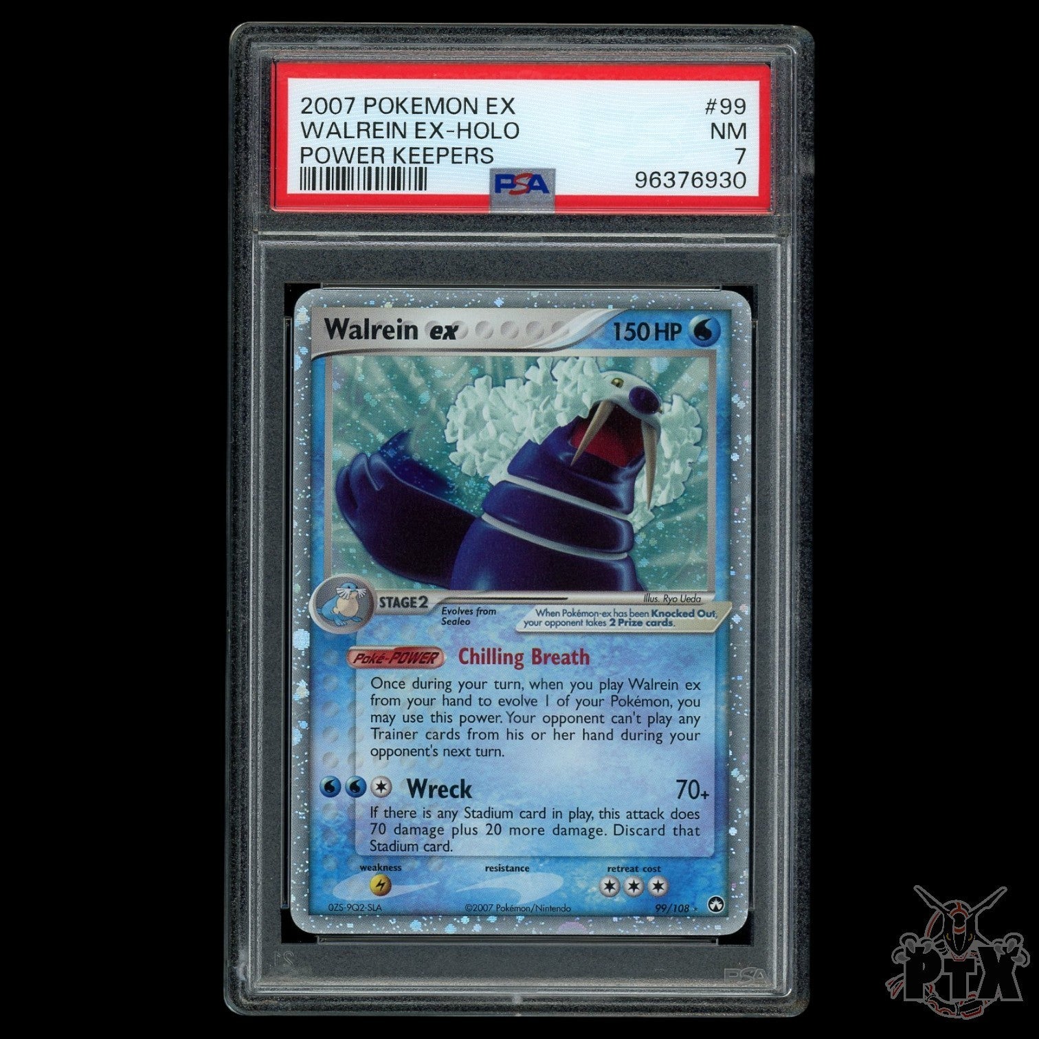 Walrein ex #99/108 PSA 7 Power Keepers Pokemon 2007