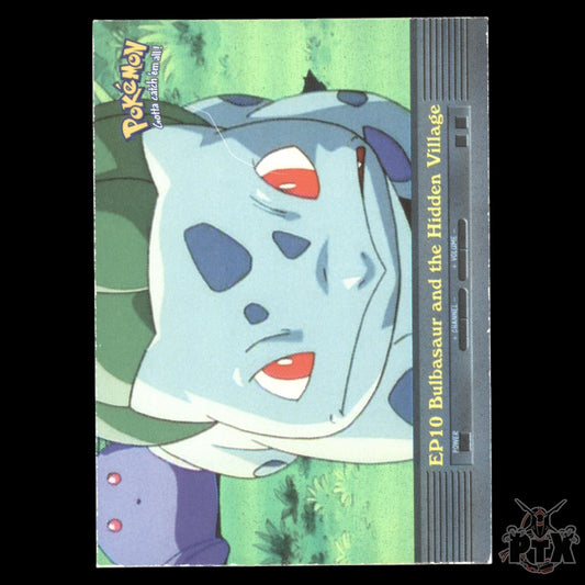 Topps Series 1 EP10 Bulbasaur and the hidden village Foil Pokemon 2000