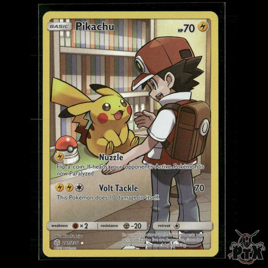 Pikachu (Secret) 241/236 SM - Cosmic Eclipse NM Pokemon
