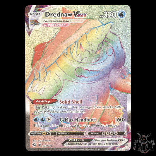 Drednaw Vmax #075/073 Champion's Path NM/Near Mint Pokemon 2020