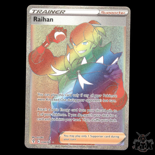Raihan #224/203 Evolving Skies NM/Near Mint Pokemon 2021