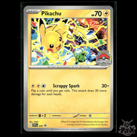Pikachu (World Championship 2025) 225 SV: Scarlet & Violet Promo NM Pokemon