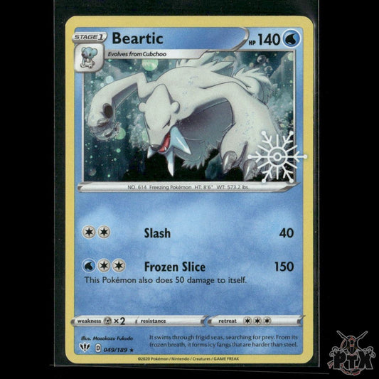 Beartic 049/189 Holiday Calendar Promo NM Pokemon