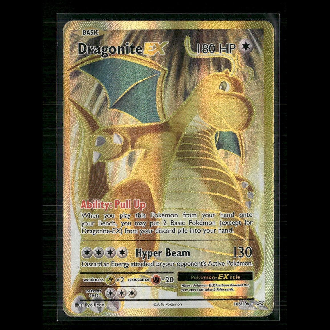 Dragonite EX (Full Art) 106/108 XY - Evolutions HP Pokemon