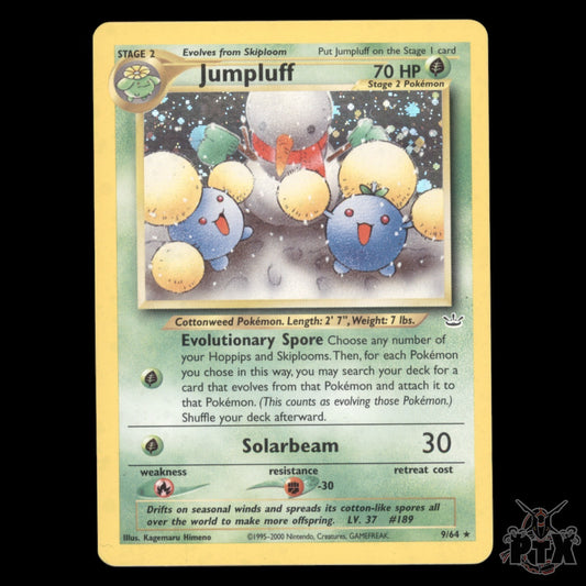 Jumpluff Holo #9/64 Neo Revelation LP/Lightly Played (Pressure Mark) Pokemon