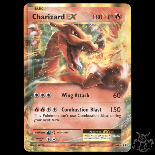 Charizard EX #12/108 Evolutions NM/Near Mint Pokemon 2016