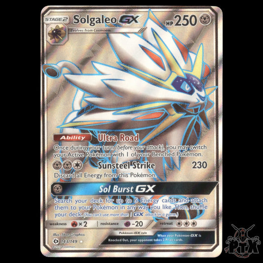 Solgaleo GX #143/149 Sun & Moon Base Set NM/Near Mint Pokemon 2017