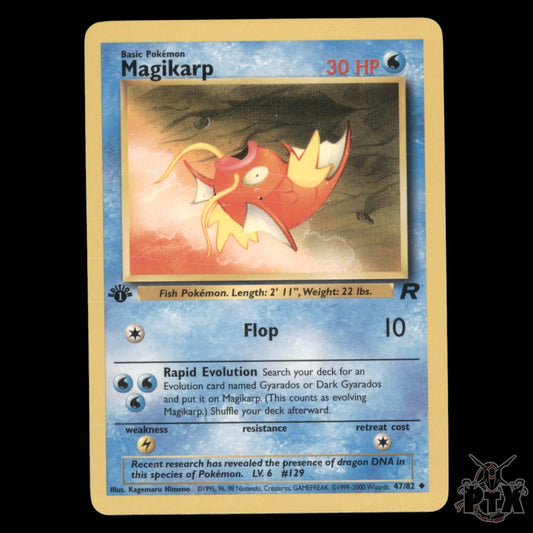 Magikarp #47/82 1st Edition Team Rocket NM/Near Mint Pokemon 2000