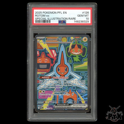 Rotom ex 126/094 PSA 10 Phantasmal Flames Pokemon 2025