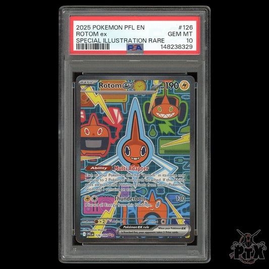 Rotom ex 126/094 PSA 10 Phantasmal Flames Pokemon 2025