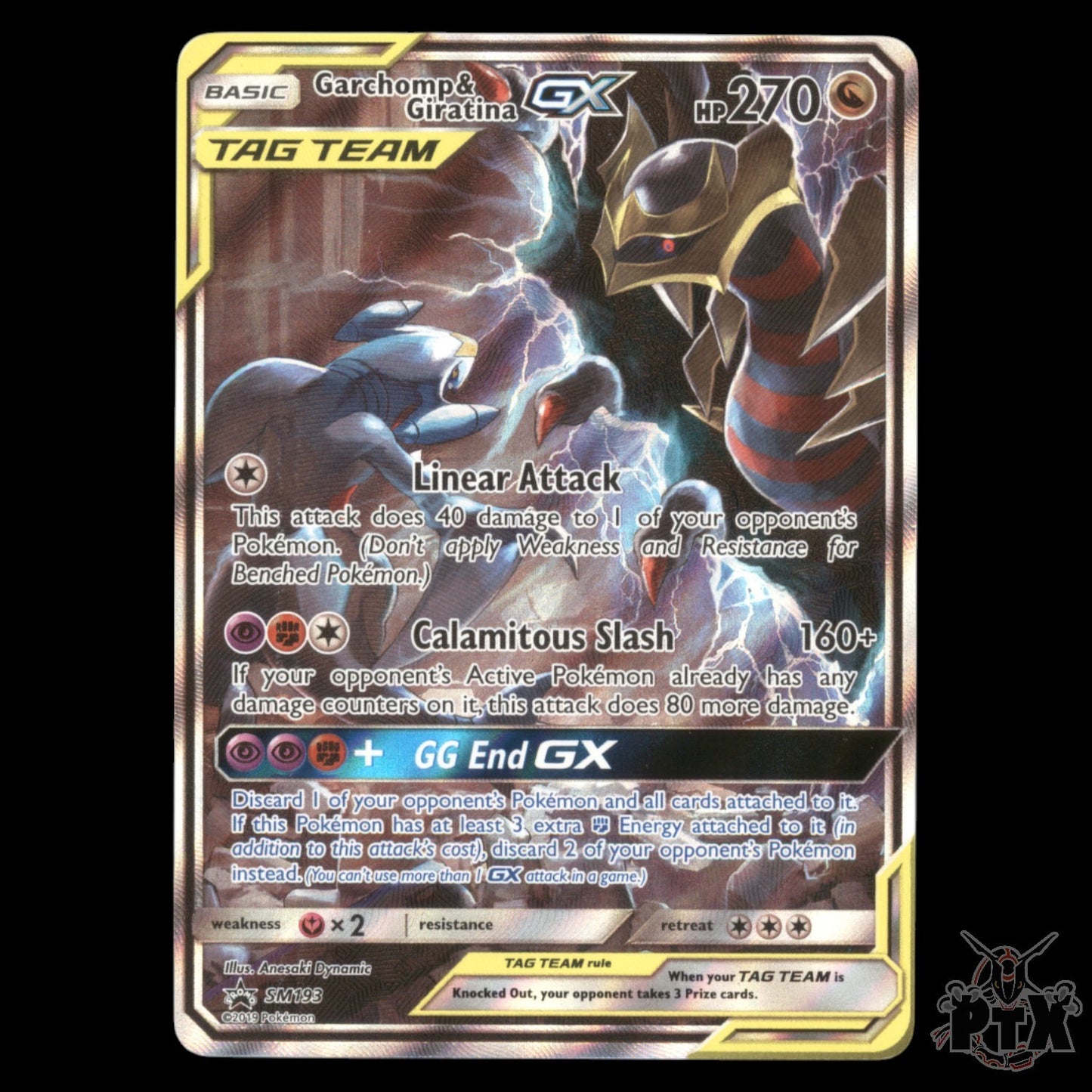 Garchomp & Giratina GX #SM193 Sun & Moon Promo NM/Near Mint Pokemon 2019