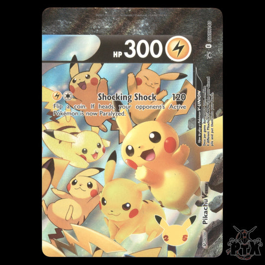 Pikachu V-Union #SWSH140 Sword & Shield Promo NM/Near Mint Pokemon 2021