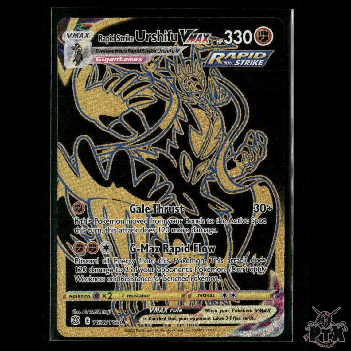 Rapid Strike Urshifu VMAX (Secret) TG30/TG30 SWSH09: Brilliant Stars NM Pokemon