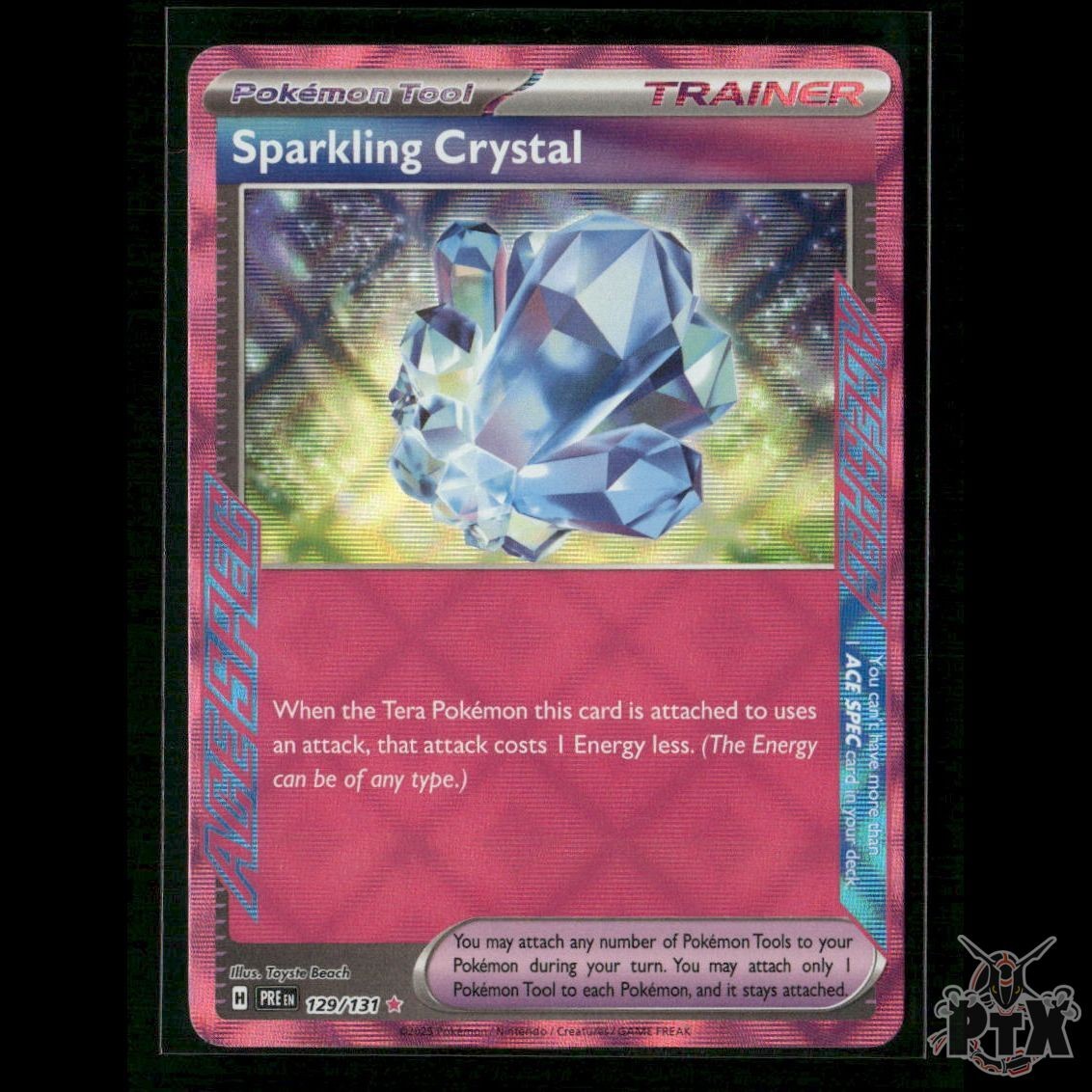 Sparkling Crystal 142/142 SV07: Stellar Crown NM Pokemon