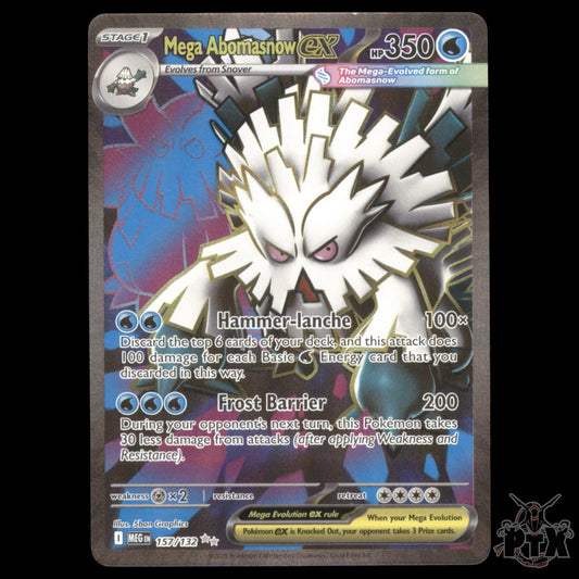 Mega Abomasnow ex - 157/132 ME01: Mega Evolution NM Pokemon