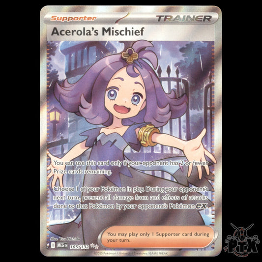 Acerola's Mischief #165/132 Mega Evolution NM/Near Mint Pokemon 2025
