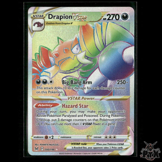 Drapion VSTAR (Secret) 200/196 SWSH11: Lost Origin NM Pokemon