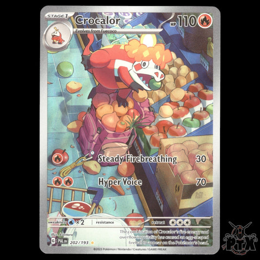 Crocalor #202/193 Paldea Evolved NM/Near Mint Pokemon 2023