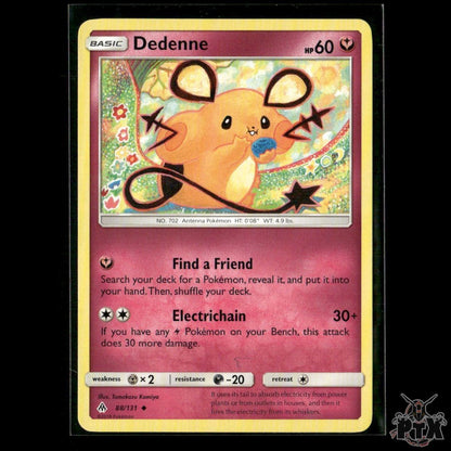 Dedenne 88/131 SM - Forbidden Light NM Pokemon