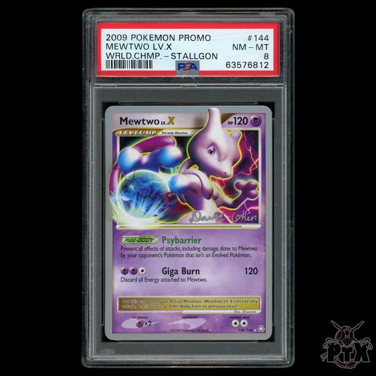 Mewtwo LV. X 144/146 PSA 8 World Championship 2009 Promo Pokemon